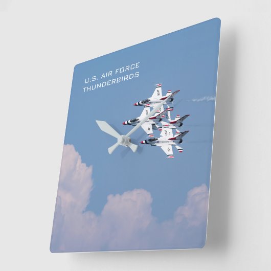 雷鳥の時計 スクエア壁時計 (傾斜)