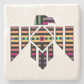 雷鳥の石コースター ストーンコースター (正面)