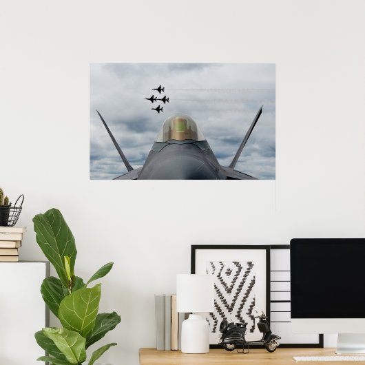 雷鳥の飛行実証チーム ポスター (ホームオフィス)