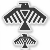 雷鳥 シール (正面)