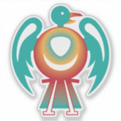 雷鳥 シール (正面)