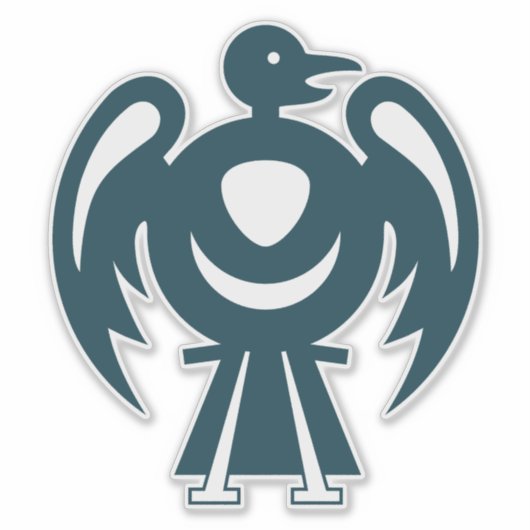 雷鳥 シール (正面)