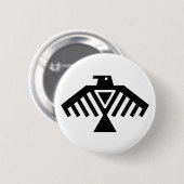 雷鳥 缶バッジ (正面&裏面)