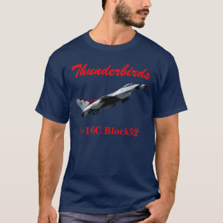 雷鳥F-16C Block52のワイシャツ Tシャツ