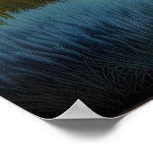 雷鳴の笛：動いている馬の群れ ポスター (角)