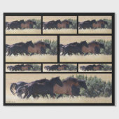 雷鳴ムスタングラッピング紙 ラッピングペーパー (フラット)