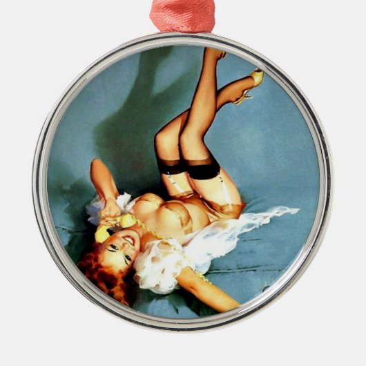 電いけな話電話 メタルオーナメント (正面)