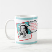 電おもしろい話のナース コーヒーマグカップ (左)