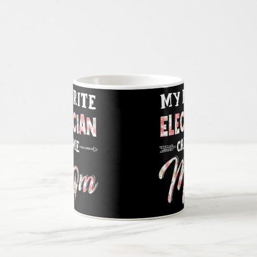 電お気に入りの気技師がママと呼ぶフローラ コーヒーマグカップ (中央)