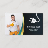 電エレガント気名刺 名刺 (正面)