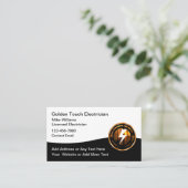 電クール気サービスの名刺 名刺 (スタンド正面)