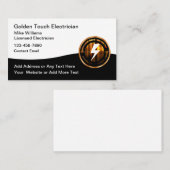 電クール気サービスの名刺 名刺 (正面/裏面)