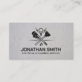 電クール気ミニマル・配管工事請負業者 名刺 (正面)