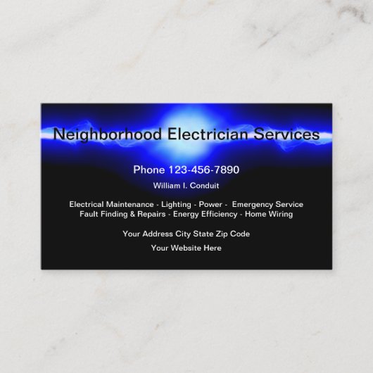 電クール気工事士電流 名刺 (正面)