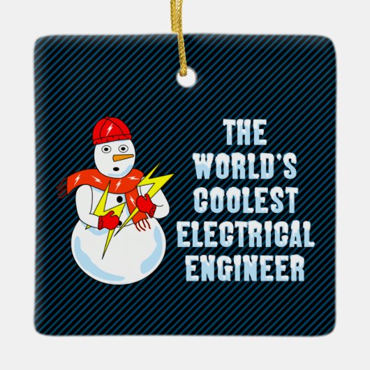 電クール気技師 セラミックオーナメント (正面)