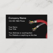 電シンプル気名刺 名刺 (正面)