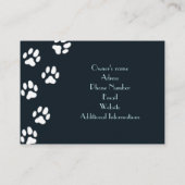 電パーソナライズされた池用呼出カード コーリングカード (裏面)