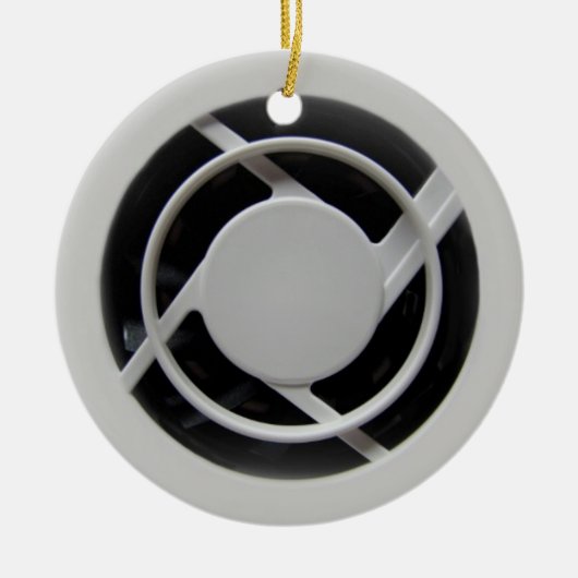 電フェイク子冷却ファン セラミックオーナメント (正面)