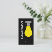 電モダン気はっきりした二面名刺 名刺 (スタンド正面)