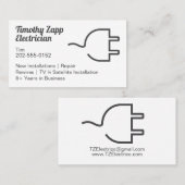 電モダン気技師 名刺 (正面/裏面)