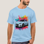 電モダン気車 Tシャツ (正面)