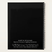 電モダン線電気アポイントメント プランナー手帳 (裏面)