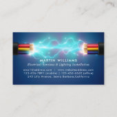 電モダン線電気技師 名刺 (裏面)