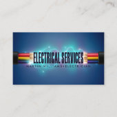 電モダン線電気技師 名刺 (正面)