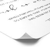 電モダン話帳 |音声ゲストブックサイン ポスター (角)