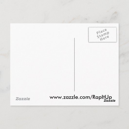 電信の丘の野生のパロット ポストカード (裏面)