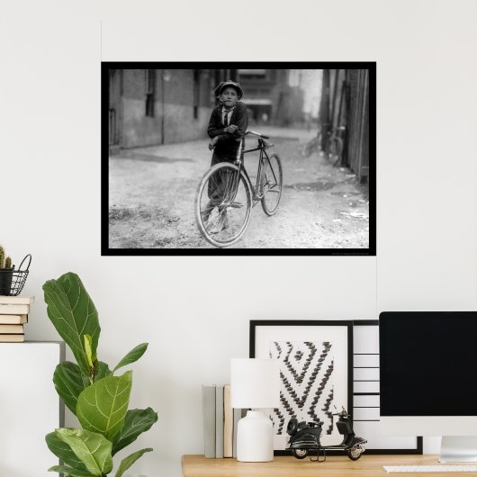 電信メッセンジャーボーイワコ、テキサス州1913 ポスター (ホームオフィス)