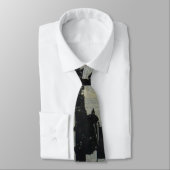 電信柱-暗灰色の灰色の黒の電柱 ネクタイ (タイ)