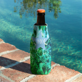 電光ラインのグラデーション抽象。セルツァー水 ボトルクーラー