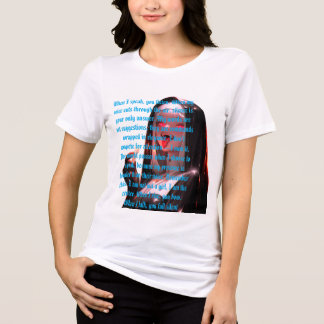 電力の中心 – エネルギーを指揮フェミニンする トライブレンドＴシャツ