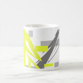 電力エネルギー抽象芸術芸術 コーヒーマグカップ (中央)