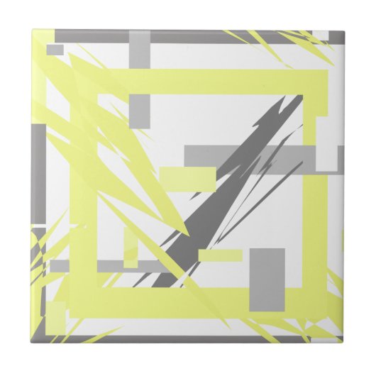 電力エネルギー抽象芸術芸術 タイル (正面)