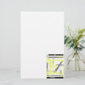 電力エネルギー抽象芸術芸術 便箋 (スタンド正面)