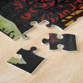 電力塔 ジグソーパズル (側面)