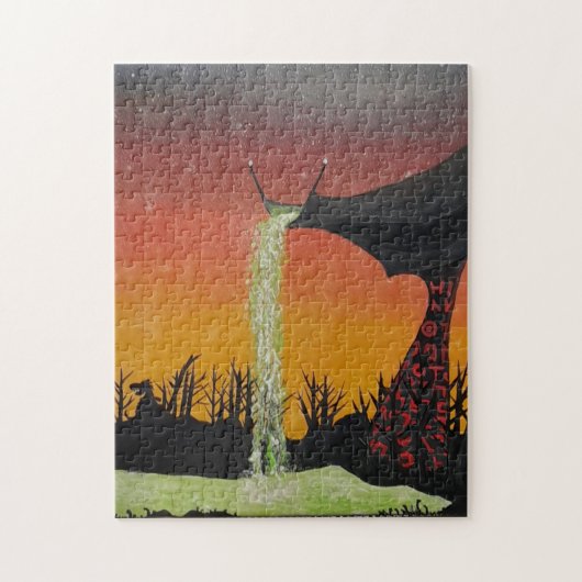 電力塔 ジグソーパズル (縦)