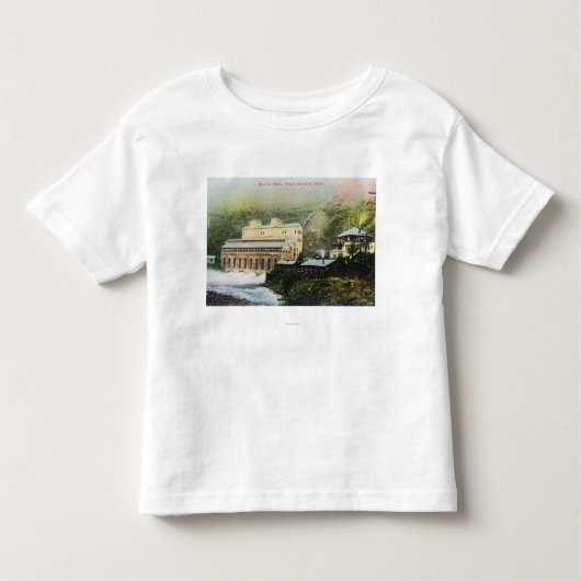 電力植物の外観 トドラーTシャツ (正面)