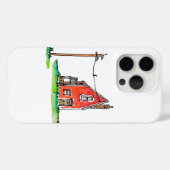 電力線付きリトルレッドハウス Case-Mate iPhoneケース (裏面 (横))