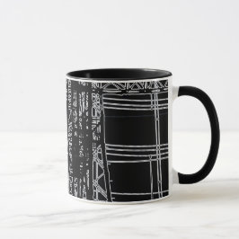 「電力線" 11のoz。 信号器のコーヒー・マグ マグカップ