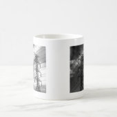 電力線dbl bw コーヒーマグカップ (中央)