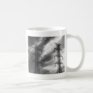 電力線dbl bw コーヒーマグカップ