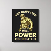 電力 キャンバスプリント (正面)