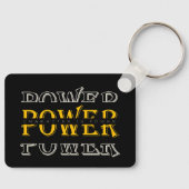 電力 キーホルダー (正面)