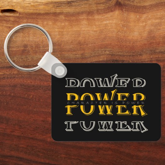 電力 キーホルダー (裏面)