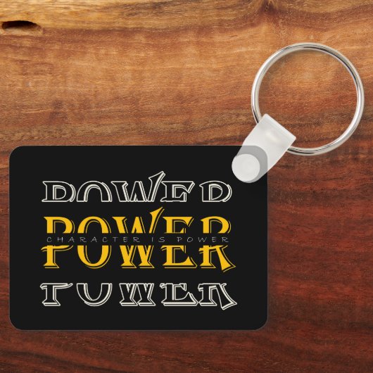 電力 キーホルダー (正面)