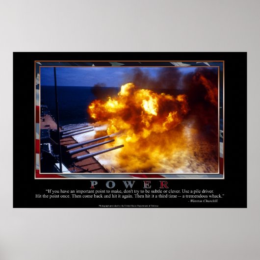 電力 ポスター (正面)