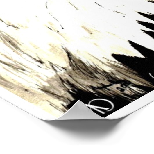 電力 ポスター (角)